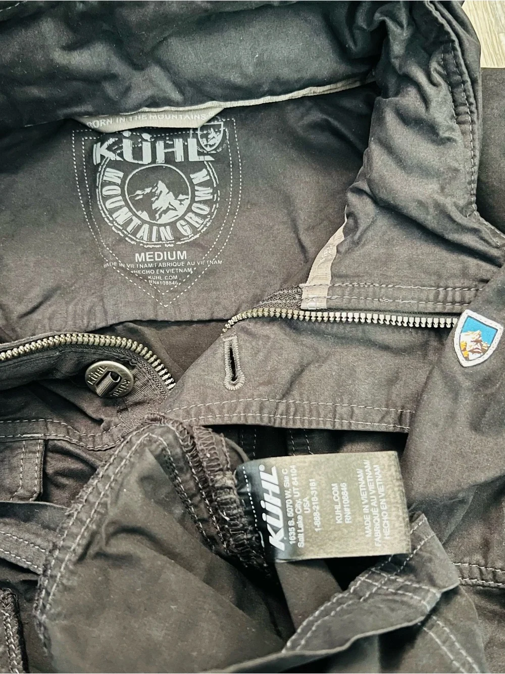 Kuhl Men's Black Military Field Jacketkü Men’s Black Militsry Field Jacket